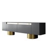 Hanah Home Bohem Soporte para Televisión Antracita y Dorado